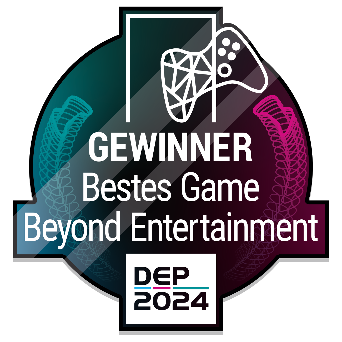 Badge für Kategorie Bestes Game Beyond Entertainment
